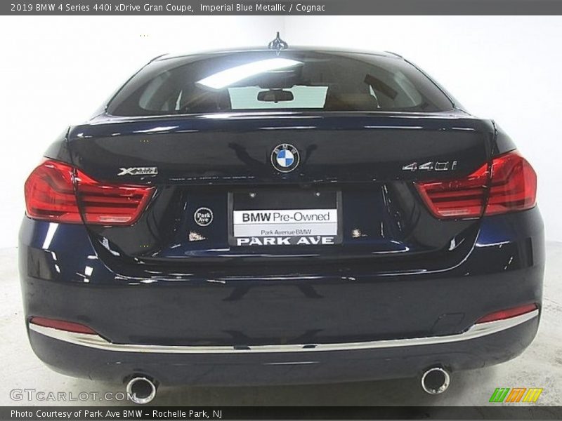 Imperial Blue Metallic / Cognac 2019 BMW 4 Series 440i xDrive Gran Coupe