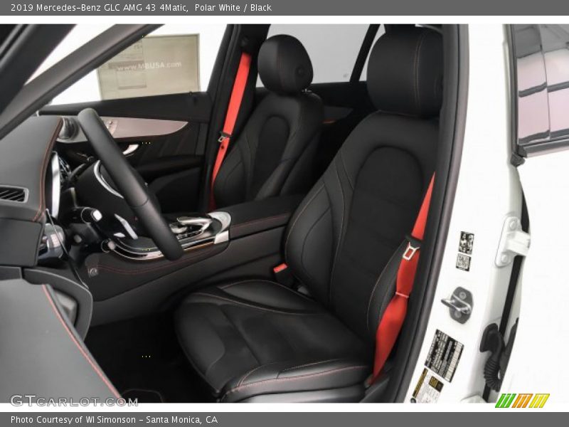 Polar White / Black 2019 Mercedes-Benz GLC AMG 43 4Matic
