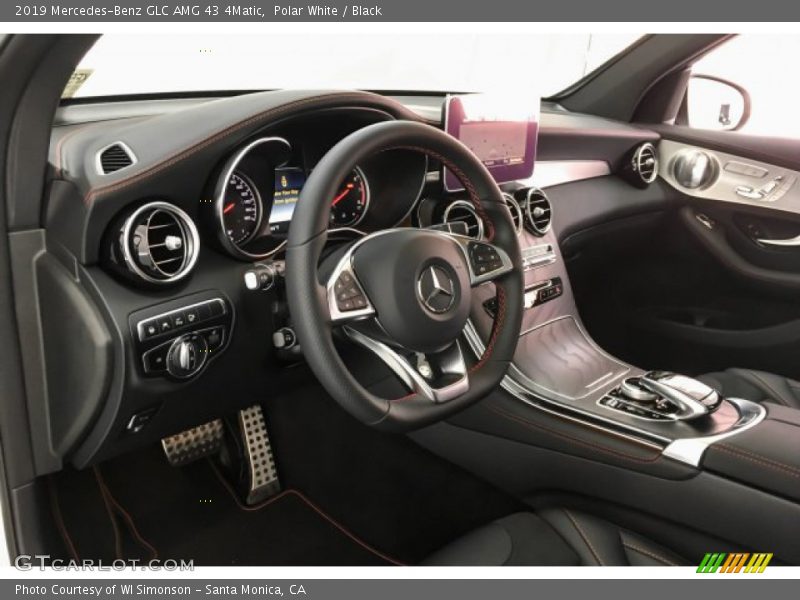 Polar White / Black 2019 Mercedes-Benz GLC AMG 43 4Matic