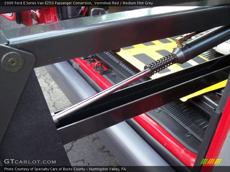 Vermillion Red / Medium Flint Grey 2006 Ford E Series Van E250 Passenger Conversion
