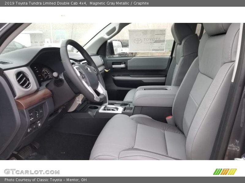 Front Seat of 2019 Tundra Limited Double Cab 4x4
