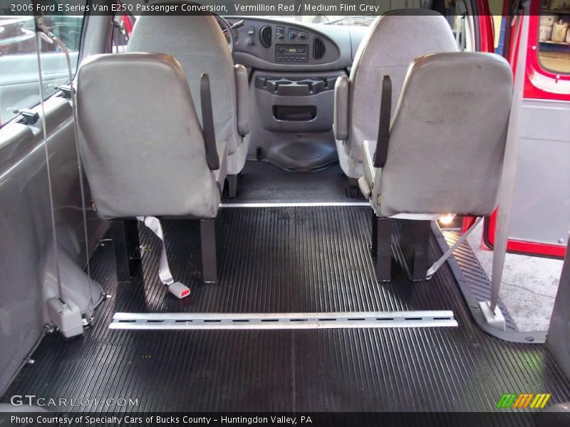 Vermillion Red / Medium Flint Grey 2006 Ford E Series Van E250 Passenger Conversion