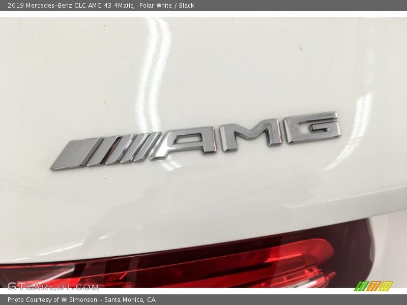 Polar White / Black 2019 Mercedes-Benz GLC AMG 43 4Matic