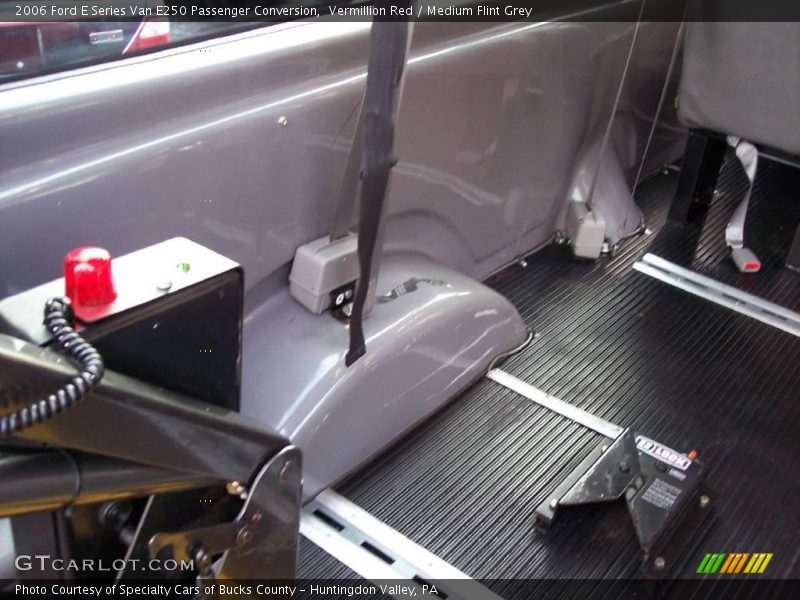 Vermillion Red / Medium Flint Grey 2006 Ford E Series Van E250 Passenger Conversion