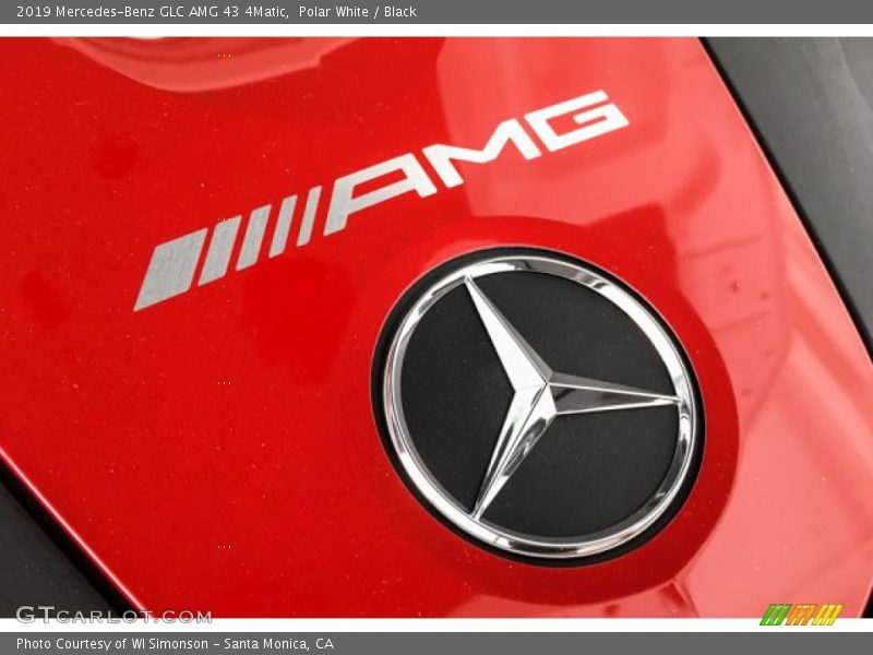 Polar White / Black 2019 Mercedes-Benz GLC AMG 43 4Matic