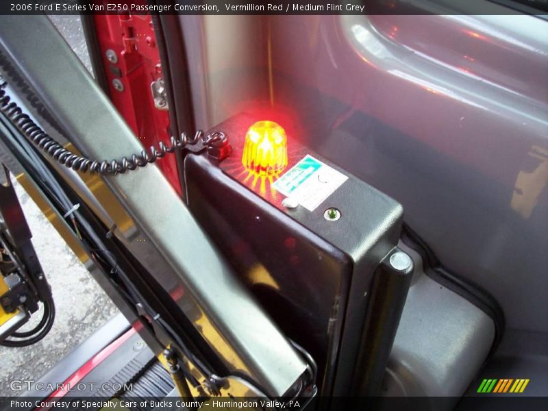 Vermillion Red / Medium Flint Grey 2006 Ford E Series Van E250 Passenger Conversion