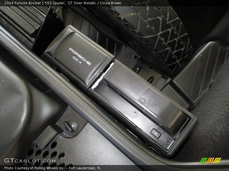 GT Silver Metallic / Cocoa Brown 2004 Porsche Boxster S 550 Spyder