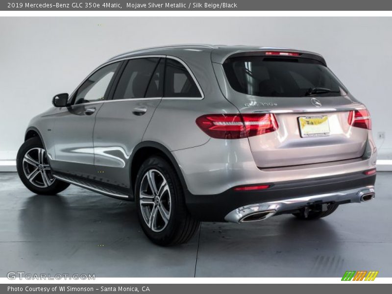 Mojave Silver Metallic / Silk Beige/Black 2019 Mercedes-Benz GLC 350e 4Matic