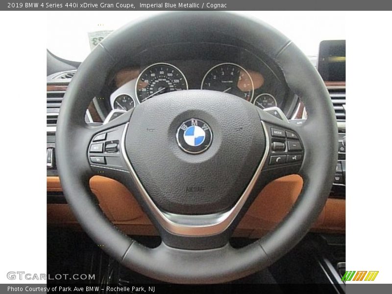 Imperial Blue Metallic / Cognac 2019 BMW 4 Series 440i xDrive Gran Coupe