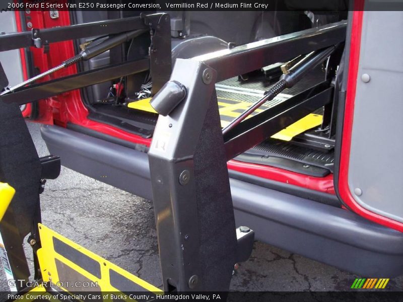 Vermillion Red / Medium Flint Grey 2006 Ford E Series Van E250 Passenger Conversion