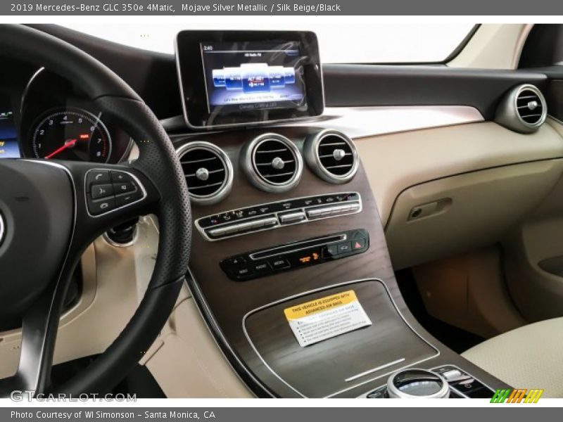 Mojave Silver Metallic / Silk Beige/Black 2019 Mercedes-Benz GLC 350e 4Matic