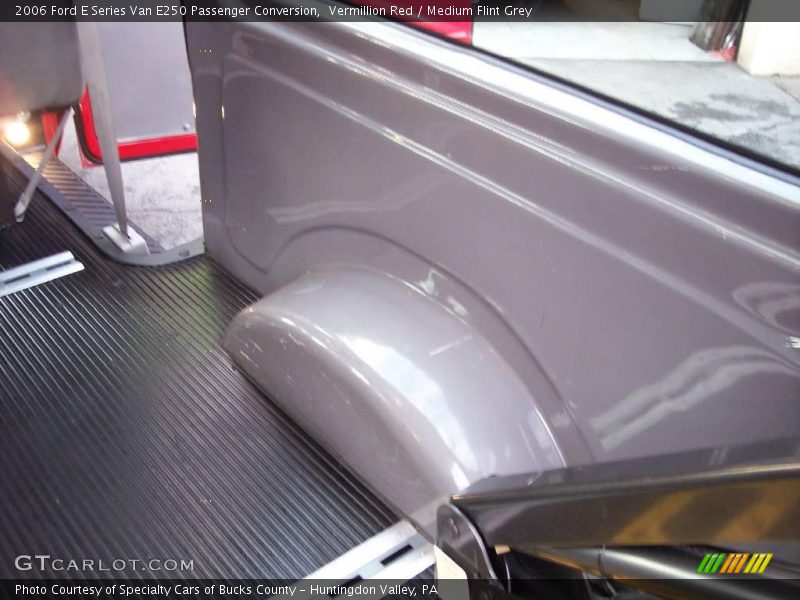 Vermillion Red / Medium Flint Grey 2006 Ford E Series Van E250 Passenger Conversion