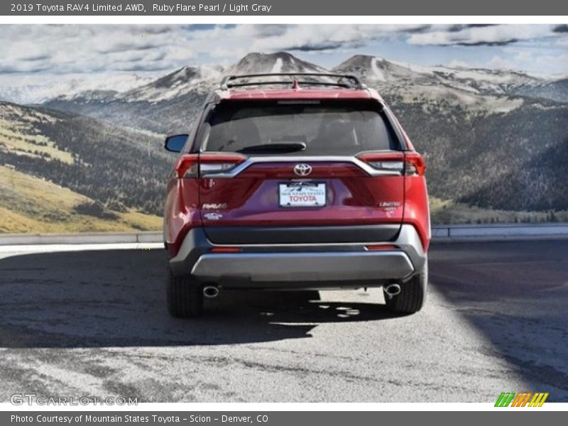 Ruby Flare Pearl / Light Gray 2019 Toyota RAV4 Limited AWD