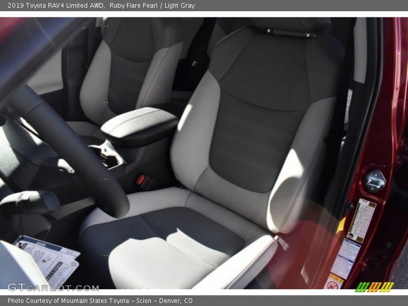Ruby Flare Pearl / Light Gray 2019 Toyota RAV4 Limited AWD