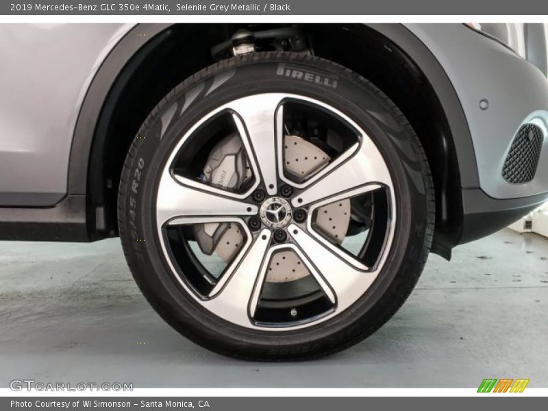 Selenite Grey Metallic / Black 2019 Mercedes-Benz GLC 350e 4Matic