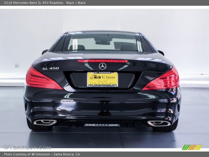 Black / Black 2019 Mercedes-Benz SL 450 Roadster