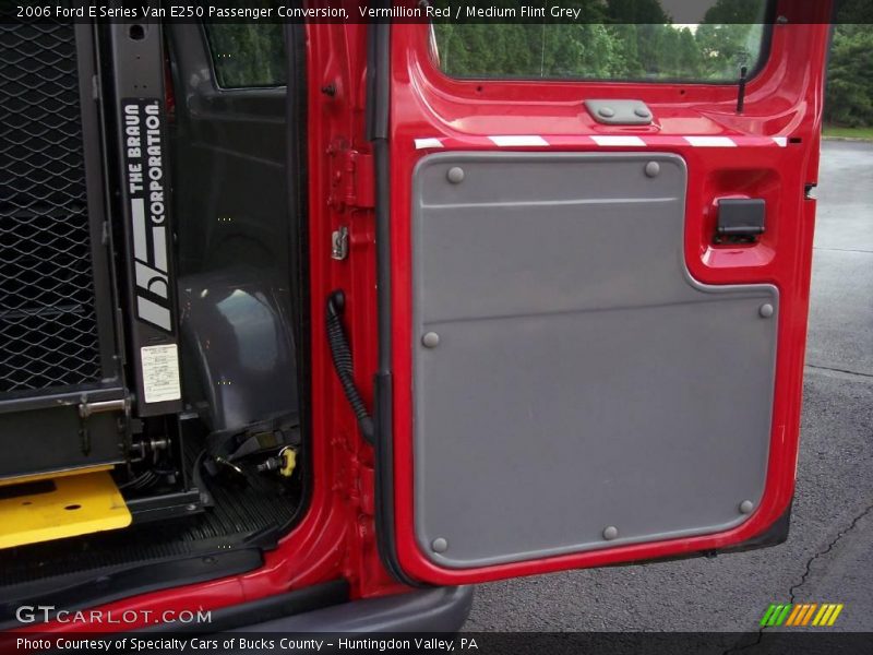 Vermillion Red / Medium Flint Grey 2006 Ford E Series Van E250 Passenger Conversion