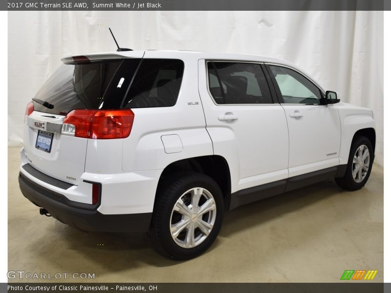 Summit White / Jet Black 2017 GMC Terrain SLE AWD