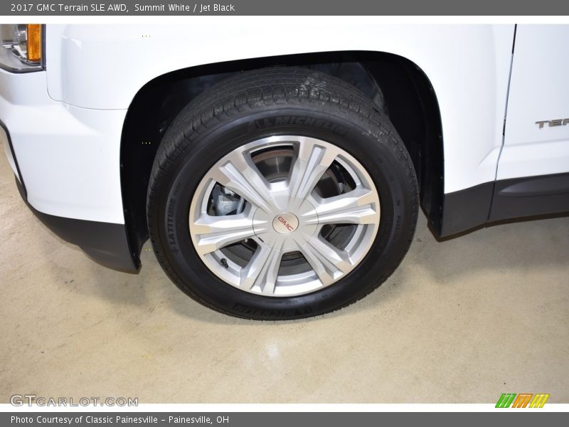 Summit White / Jet Black 2017 GMC Terrain SLE AWD