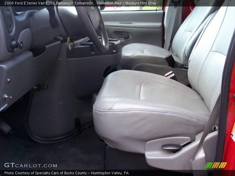 Vermillion Red / Medium Flint Grey 2006 Ford E Series Van E250 Passenger Conversion