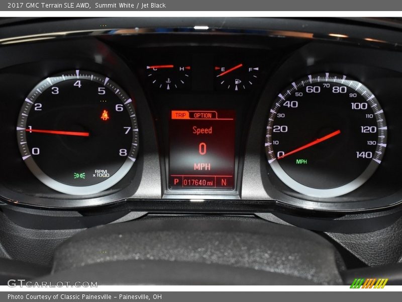 Summit White / Jet Black 2017 GMC Terrain SLE AWD