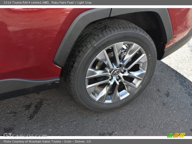 Ruby Flare Pearl / Light Gray 2019 Toyota RAV4 Limited AWD