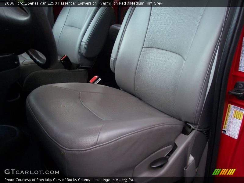 Vermillion Red / Medium Flint Grey 2006 Ford E Series Van E250 Passenger Conversion