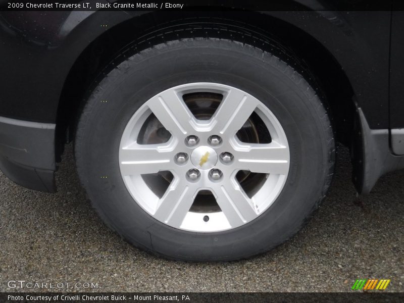 Black Granite Metallic / Ebony 2009 Chevrolet Traverse LT