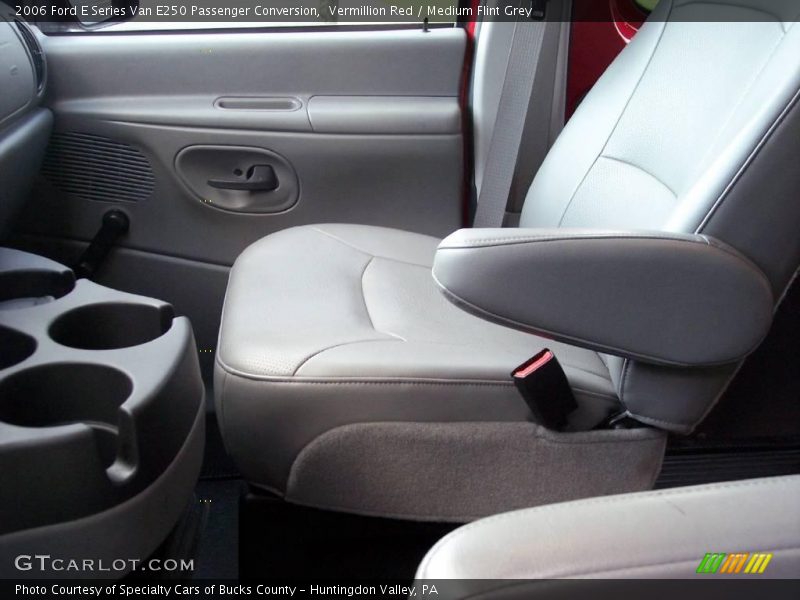 Vermillion Red / Medium Flint Grey 2006 Ford E Series Van E250 Passenger Conversion