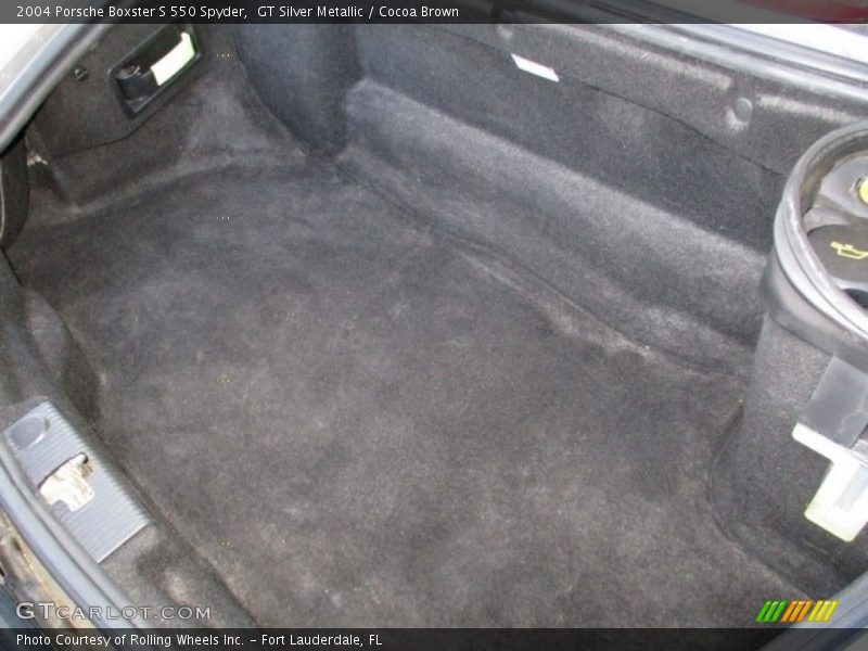  2004 Boxster S 550 Spyder Trunk