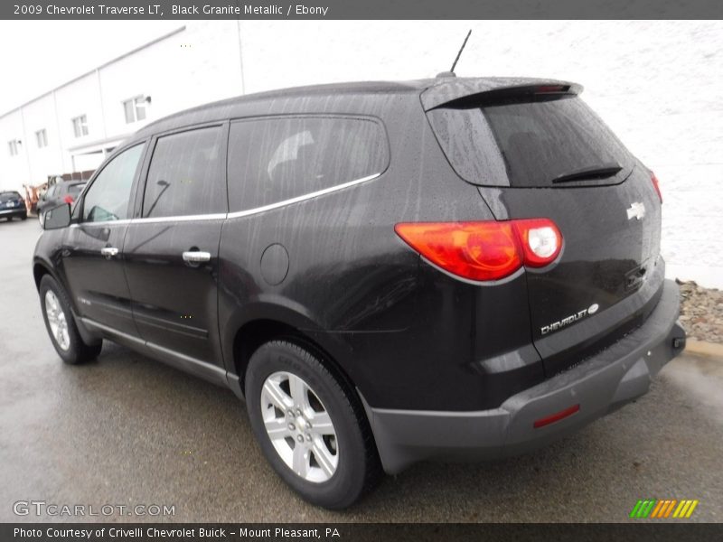 Black Granite Metallic / Ebony 2009 Chevrolet Traverse LT