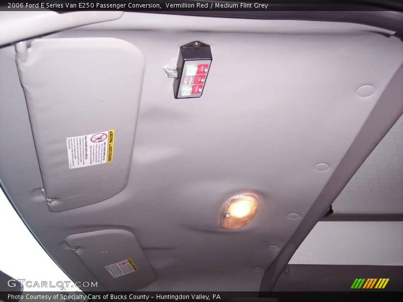Vermillion Red / Medium Flint Grey 2006 Ford E Series Van E250 Passenger Conversion