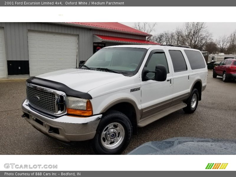 Oxford White / Medium Parchment 2001 Ford Excursion Limited 4x4