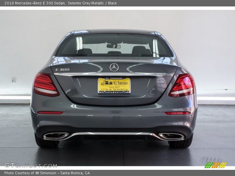 Selenite Grey Metallic / Black 2019 Mercedes-Benz E 300 Sedan