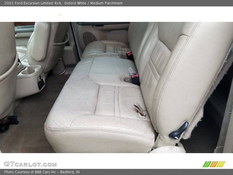 Oxford White / Medium Parchment 2001 Ford Excursion Limited 4x4