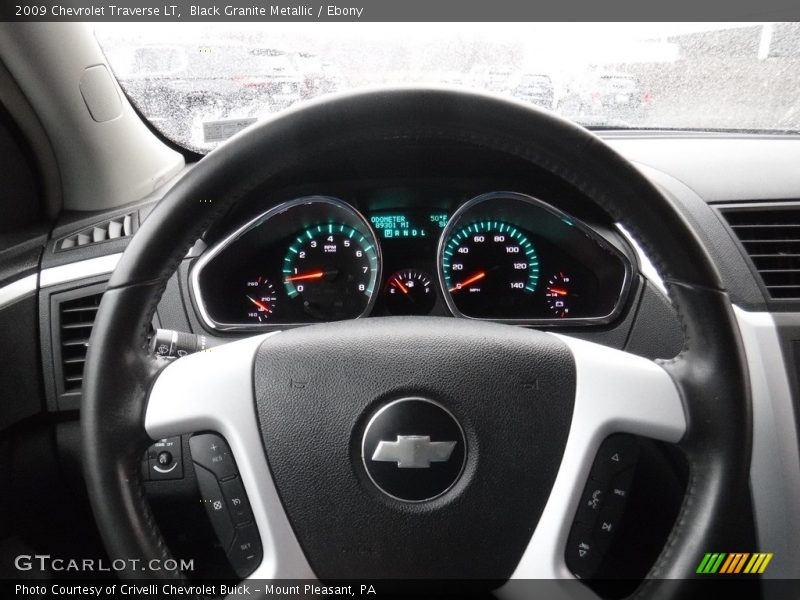 Black Granite Metallic / Ebony 2009 Chevrolet Traverse LT
