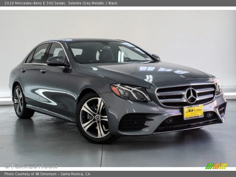 Selenite Grey Metallic / Black 2019 Mercedes-Benz E 300 Sedan