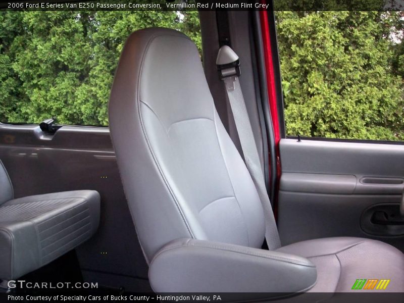 Vermillion Red / Medium Flint Grey 2006 Ford E Series Van E250 Passenger Conversion
