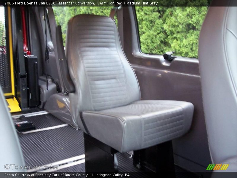 Vermillion Red / Medium Flint Grey 2006 Ford E Series Van E250 Passenger Conversion