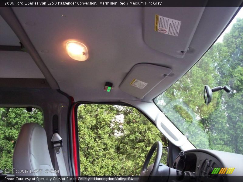 Vermillion Red / Medium Flint Grey 2006 Ford E Series Van E250 Passenger Conversion