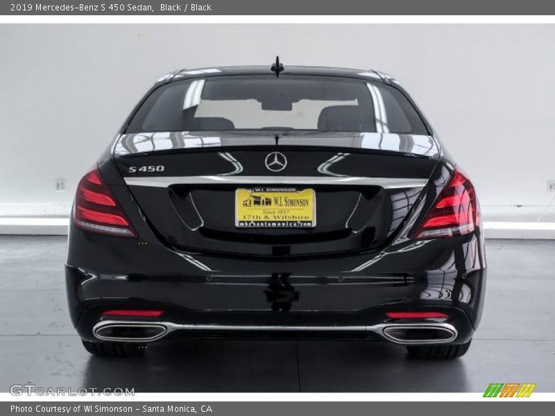 Black / Black 2019 Mercedes-Benz S 450 Sedan