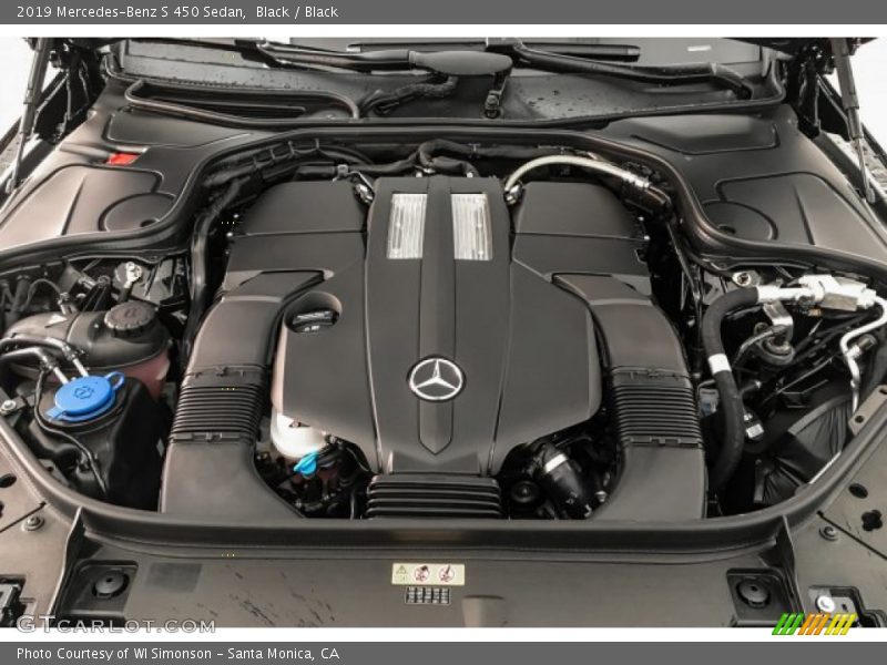 Black / Black 2019 Mercedes-Benz S 450 Sedan