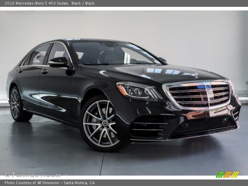 Black / Black 2019 Mercedes-Benz S 450 Sedan