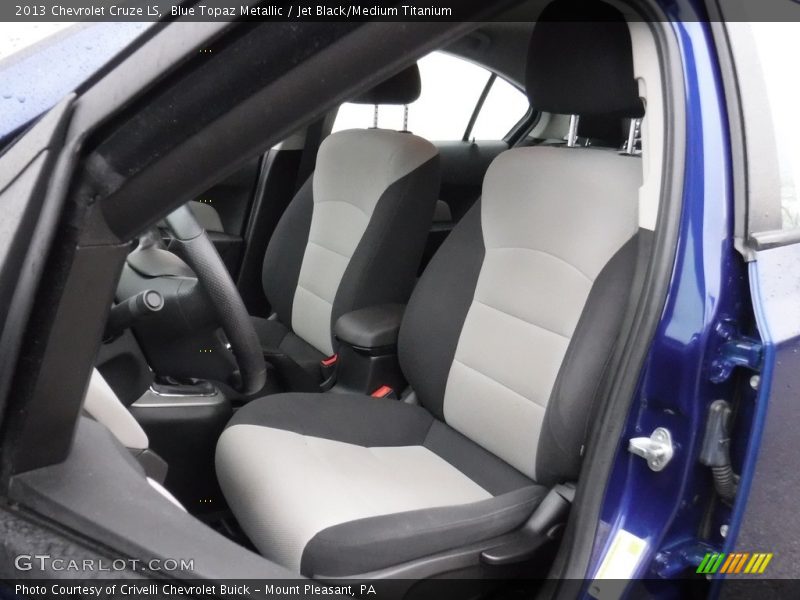 Blue Topaz Metallic / Jet Black/Medium Titanium 2013 Chevrolet Cruze LS