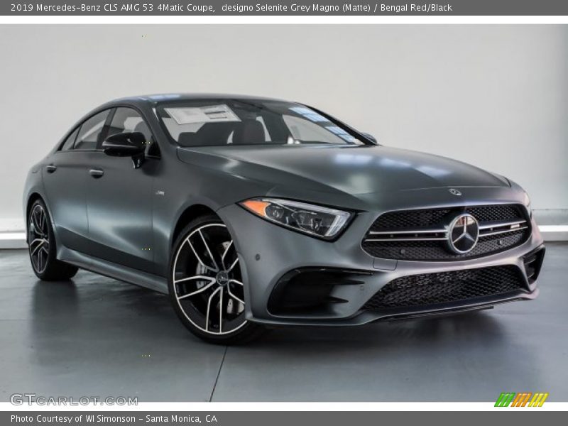 designo Selenite Grey Magno (Matte) / Bengal Red/Black 2019 Mercedes-Benz CLS AMG 53 4Matic Coupe