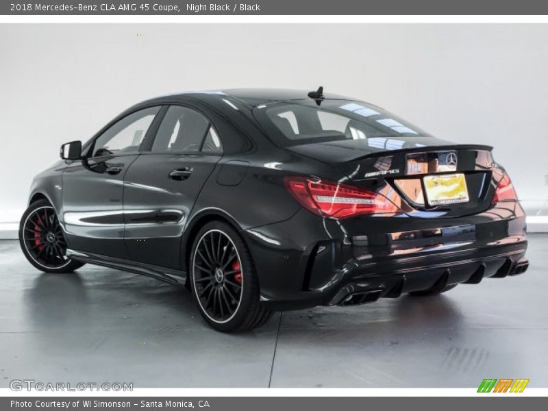 Night Black / Black 2018 Mercedes-Benz CLA AMG 45 Coupe
