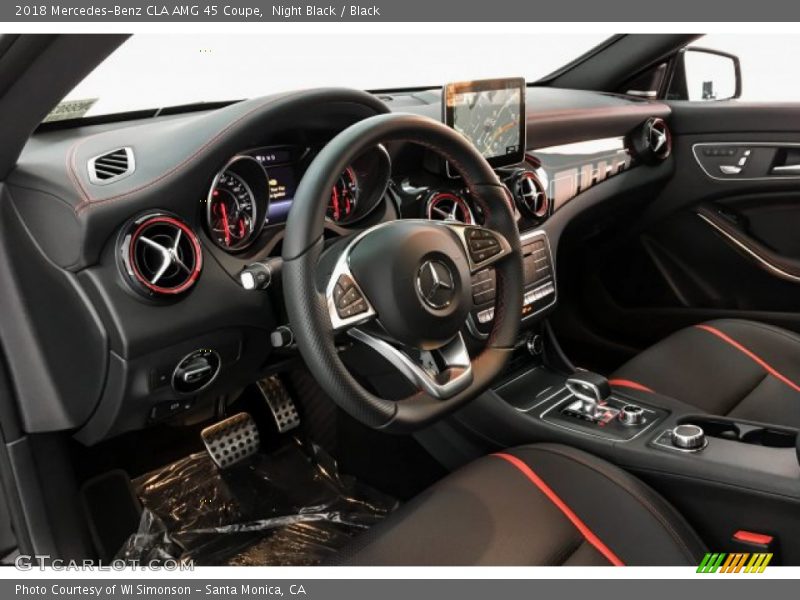 Night Black / Black 2018 Mercedes-Benz CLA AMG 45 Coupe