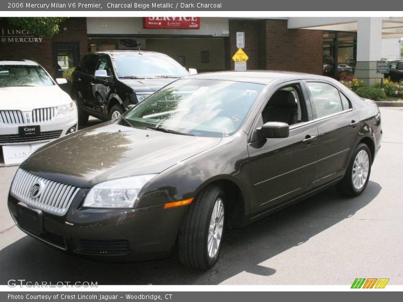 Charcoal Beige Metallic / Dark Charcoal 2006 Mercury Milan V6 Premier