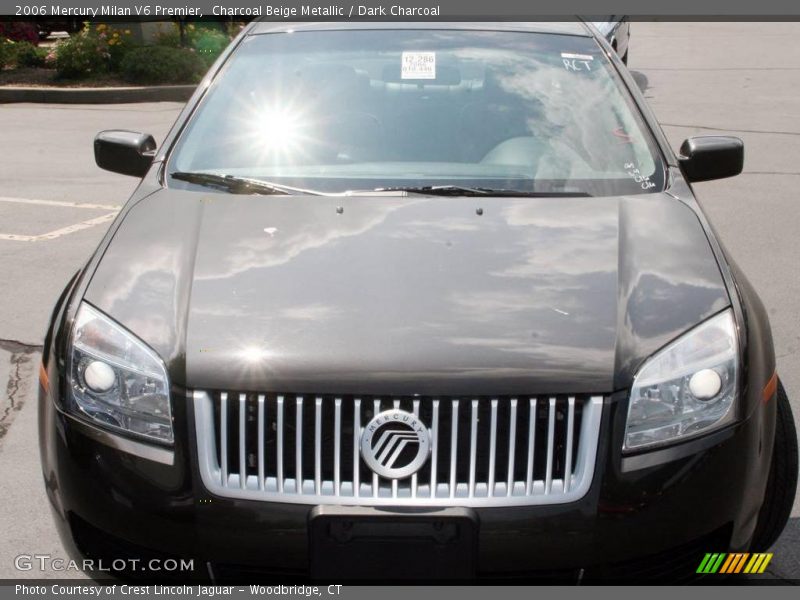 Charcoal Beige Metallic / Dark Charcoal 2006 Mercury Milan V6 Premier