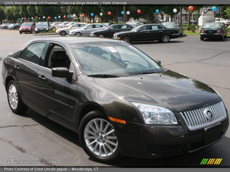Charcoal Beige Metallic / Dark Charcoal 2006 Mercury Milan V6 Premier